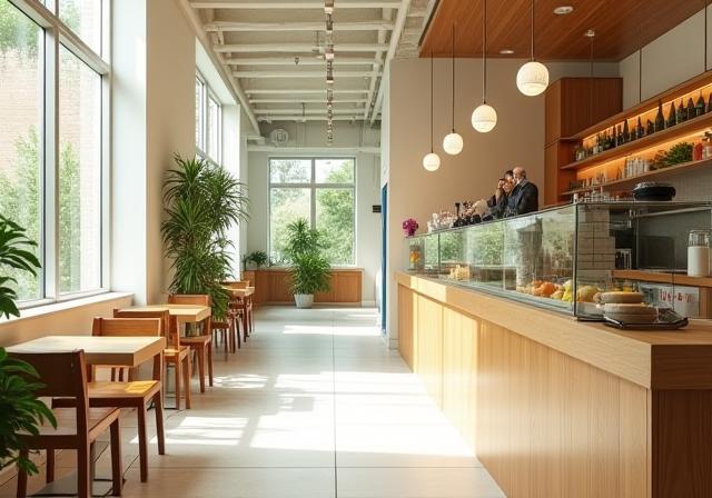 Interior view of Fresco & Vita store, clean and inviting